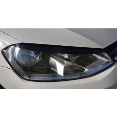 VW GOLF 7 Far Kaşı Piano Black Kaş Parlak Siyah ABS Plastik Tuning, Sağ Sol Set, 2013 2020 Uyumlu