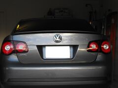 VW Jetta MK5 Spoyler Piano Black, 2005 2010 Arka Bagaj Çıtası ABS Plastik, Parlak Siyah Tuning