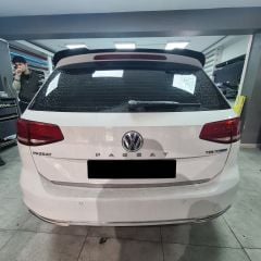 VW Passat B8 Variant Spoyler, PassatB8 Wagon Spoiler Parlak Siyah, ABS Plastik Piano Black Boyalı