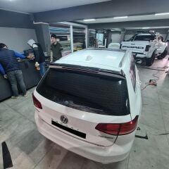 VW Passat B8 Variant Spoyler, PassatB8 Wagon Spoiler Parlak Siyah, ABS Plastik Piano Black Boyalı
