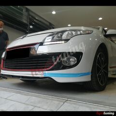 Renault Megane 3 Ön Karlık 2 Parça, ABS Plastik, Boyasız