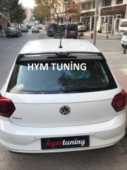 VW Polo MK6 Oettinger Spoyler Piano Black ABS Plastik 2018 2021 UYUMLU, Aksesuar Tuning Modifye