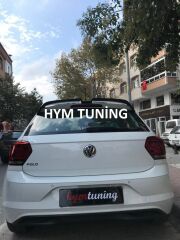 VW Polo MK6 Oettinger Spoyler Piano Black ABS Plastik 2018 2021 UYUMLU, Aksesuar Tuning Modifye
