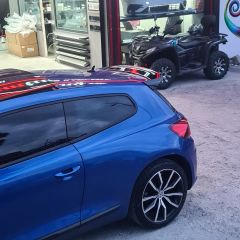 VW Scirocco Spoiler Piano Black, Makyajlı Kasa İçin, 2015 2017 ABS PLASTİK Tuning Aksesuar Modifiye