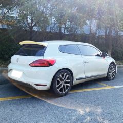 VW Scirocco Spoiler Piano Black, Makyajlı Kasa İçin, 2015 2017 ABS PLASTİK Tuning Aksesuar Modifiye