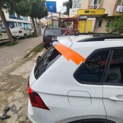 VW Tiguan Spoiler Piano Black, 2016 2022, ABS PLASTİK, Tuning Aksesuar Modifiye Parlak Siyah Spoyler