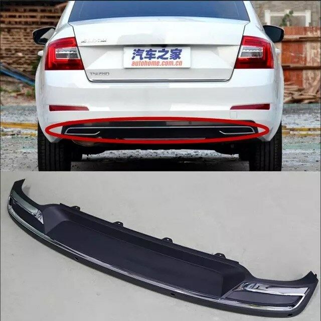 Skoda Octavia RS Difüzör, ABS Plastik, Egzoz Görünüm Çtalı, 2013+