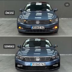 VW PASSAT B8 İÇİN B8.5 RLINE ÖN TAMPON PANJUR  2015 2018 BOYASIZ