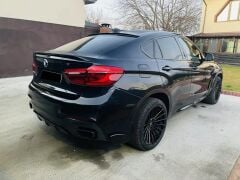 BMW X6 F16 Arka Difüzör + Flap M Tech Uyumlu, Boyasız 3 Parça Arka Tampon Eki