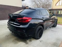 BMW X6 F16 Arka Difüzör + Flap M Tech Uyumlu Piano Black 3 Parça Arka Tampon Eki Parlak Siyah Boyalı
