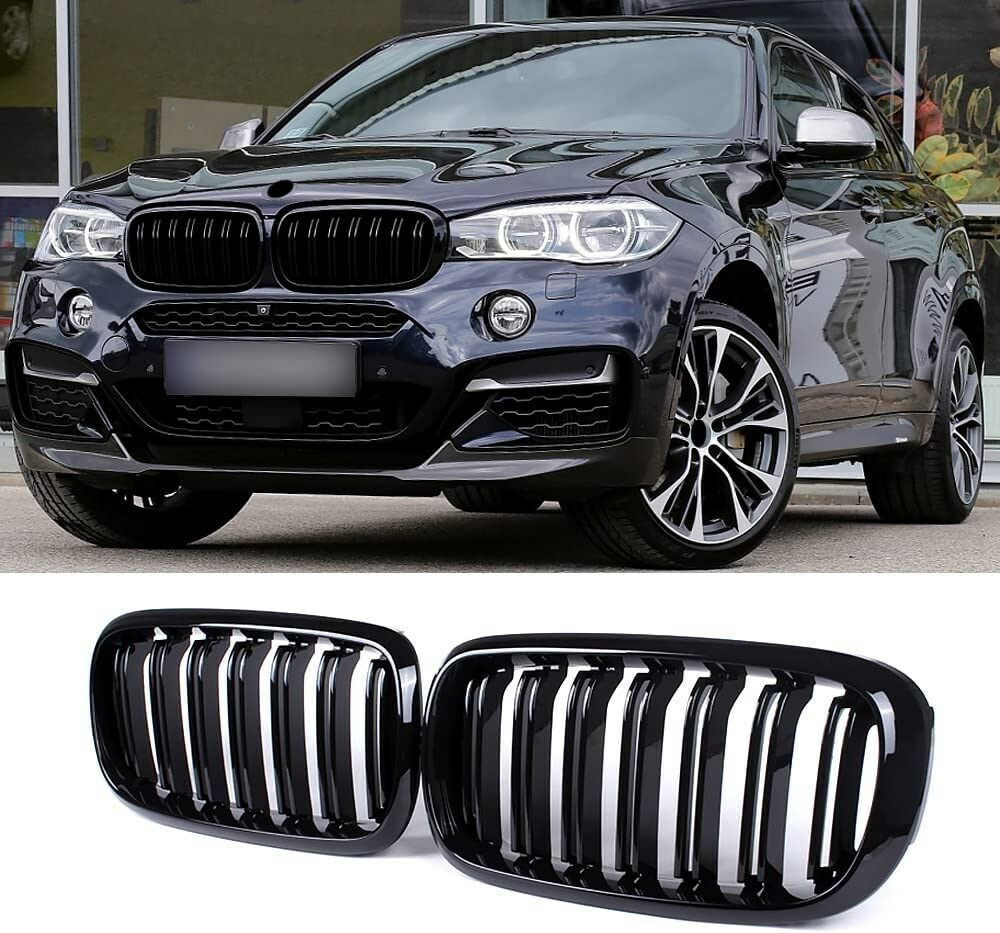 BMW X5 F15 BÖBREK ÇİFT TIRNAK PİANO BLACK, PARLAK SİYAH ABS PLASTİK