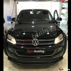 VW Amarok 2010+ Kaput Rüzgarlığı Piano Black