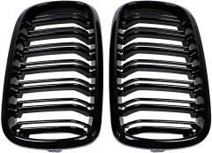 BMW X5 F15 BÖBREK ÇİFT TIRNAK PİANO BLACK, PARLAK SİYAH ABS PLASTİK