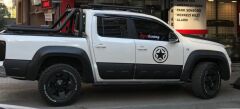 VW Amarok 2010 2016 Çamurluk Dodik Seti Mat Siyah 4 Parça
