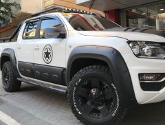 VW Amarok 2010 2016 Çamurluk Dodik Seti Mat Siyah 4 Parça