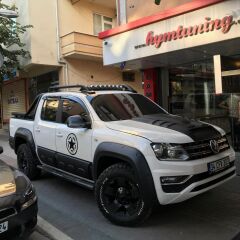 VW Amarok 2010 2016 Çamurluk Dodik Seti Mat Siyah 4 Parça