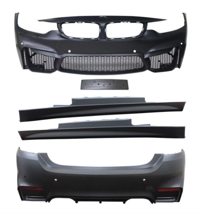 BMW 4 SERİSİ F32 F33 M4 BODY KIT 2 KAPI, COUPE CABRIO BOYASIZ, ÖN ARKA TAMPON + MARŞPİYEL