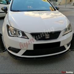 Seat Ibiza Lip, Ön Lip Parlak Siyah, 2008 2017 arası uyumlu Piano Black İbiza Mk4 ön lip