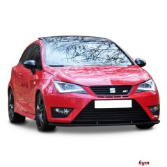 Seat Ibiza Lip, Ön Lip Parlak Siyah, 2008 2017 arası uyumlu Piano Black İbiza Mk4 ön lip