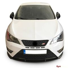 Seat Ibiza Lip, Ön Lip Parlak Siyah, 2008 2017 arası uyumlu Piano Black İbiza Mk4 ön lip