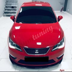 Seat Ibiza Lip, Ön Lip Parlak Siyah, 2008 2017 arası uyumlu Piano Black İbiza Mk4 ön lip