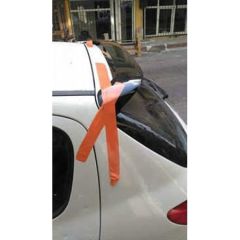 Peugeot 206 Spoyler,  ABS Plastik Boyasız Arka Cam Üstü Rüzgarlık