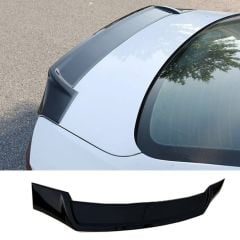 VW Jetta R Style PSM Spoiler Parlak Siyah ABS Plastik 2011 2017 Piano Black JettaMk6 Aksesuar Tuning
