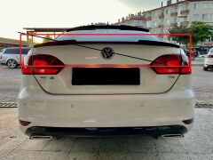 VW Jetta MK6 M4 Yarasa Spoiler HAM ABS Plastik 2011 2017, BOYASIZ, Tuning Aksesuar Modifiye