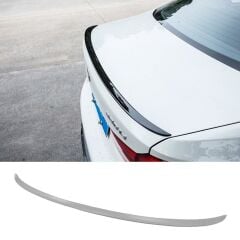 BMW 5 Serisi G30 M5 İnce Spoiler BOYASIZ, ABS Plastik 520 Spoyler, 2018 2023, G30 Arka Bagaj Çıtası