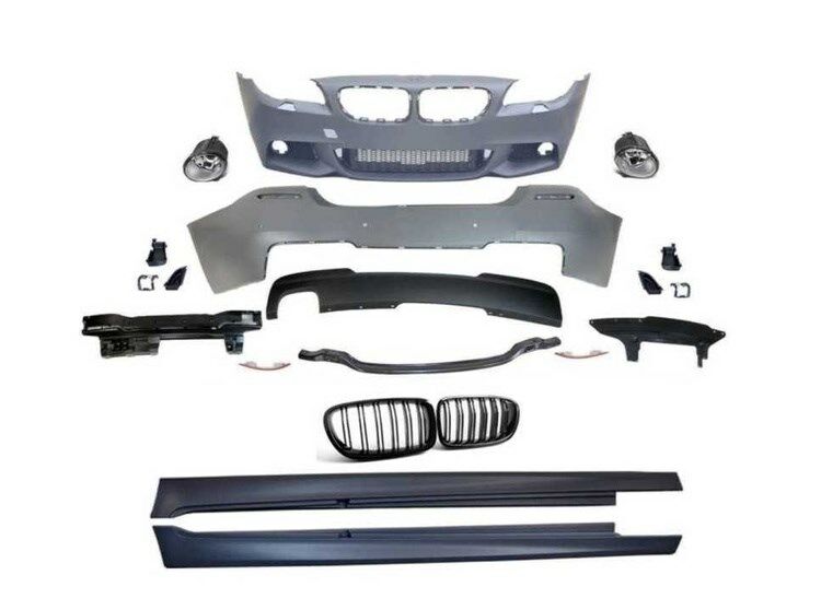 5 Serisi F10 2010 2013 İçin Uyumlu M Tech Body Kit Sis Lambaları İle Birlikte