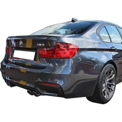 BMW F30 İnce M3 Spoiler Parlak Siyah, SERT ABS Plastik İthal,  BAGAJ SPOYLER, 2012 2017, Tuning