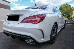 MERCEDES W117 CLA 45 DIFÜZÖR& EGZOZ SETI 16-19 SILVER EGZOZ ILE