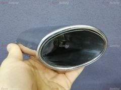 Tek Çıkışlı 105mm SLK Egzoz Ucu Oval Tip, SÜPER KALİTE - TAKIM