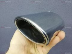 Tek Çıkışlı 105mm SLK Egzoz Ucu Oval Tip, SÜPER KALİTE - TAKIM