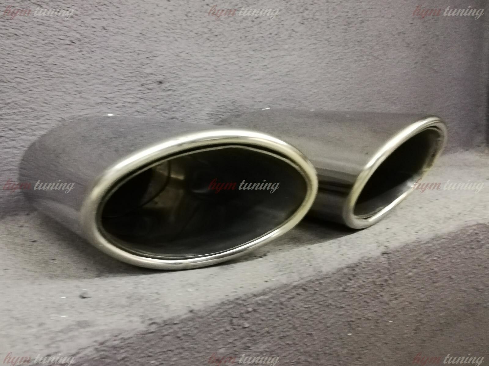 Tek Çıkışlı 105mm SLK Egzoz Ucu Oval Tip, SÜPER KALİTE - TAKIM