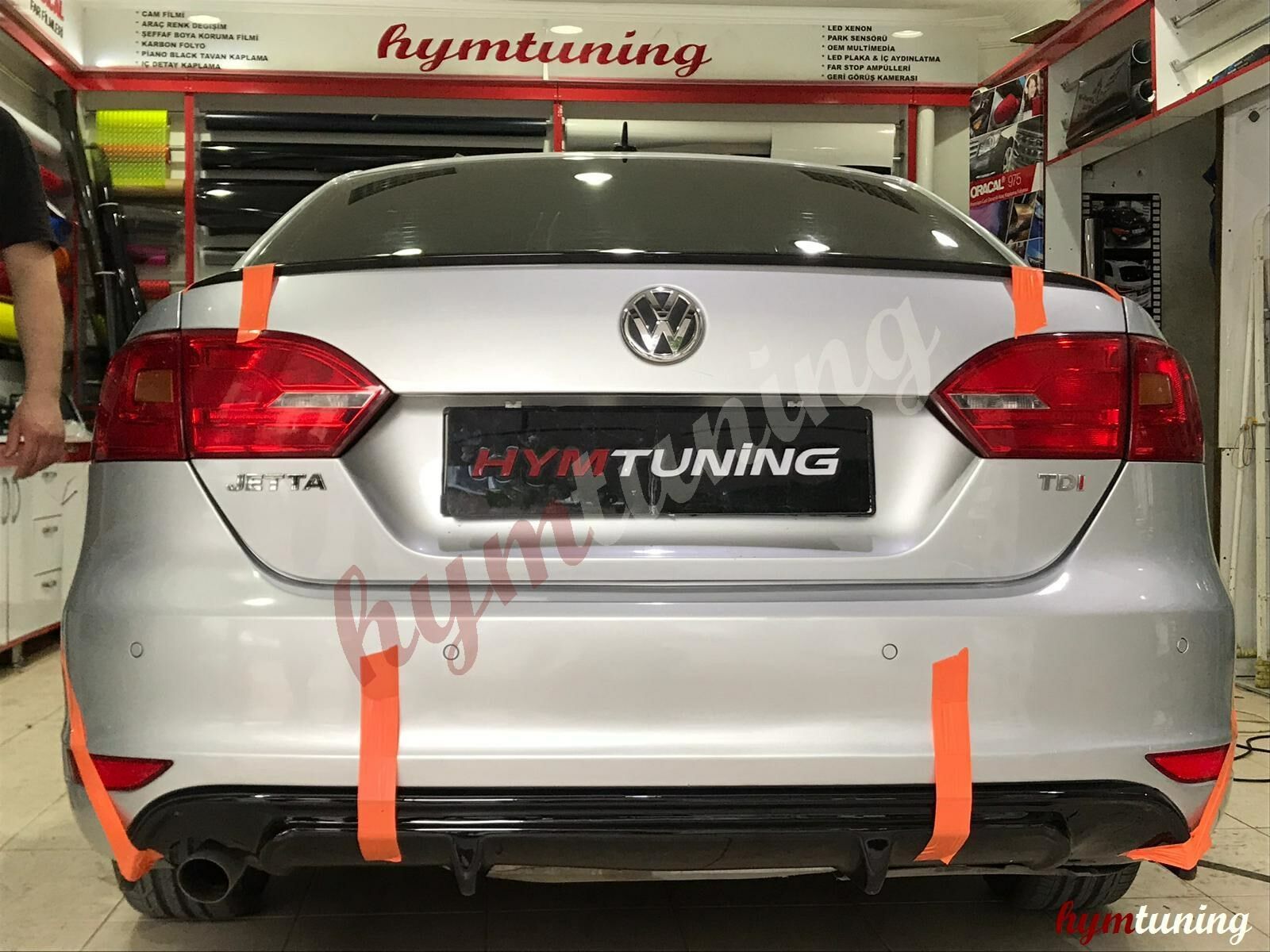 Volkswagen Jetta Mk6 Difüzör GLI Model, Parlak Siyah, 2010-2014