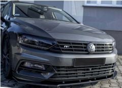 Volkswagen Passat B8 Rline Tampon Uyumlu Lip Piano Black
