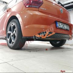 Volkswagen Polo MK6 Rline Marşpiyel Parlak Siyah, ABS Plastik