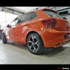 Volkswagen Polo MK6 Rline Marşpiyel Parlak Siyah, ABS Plastik