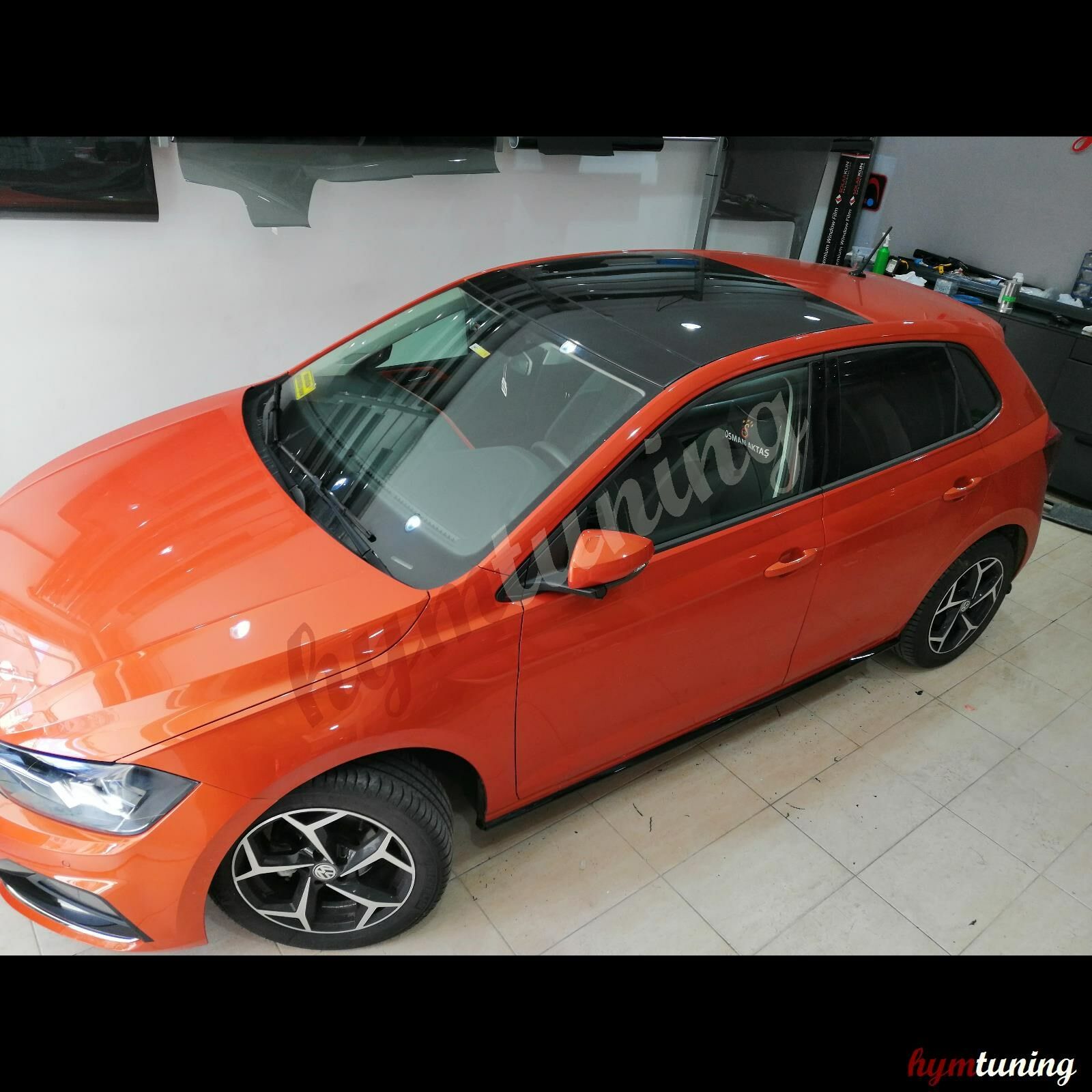 Volkswagen Polo MK6 Rline Marşpiyel Parlak Siyah, ABS Plastik