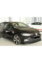 Volkswagen Polo Mk6 R-line-Gti Tampon Uyumlu Max Model Lip Piano Black