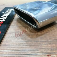 Mito 110luk Kare Egzoz Tek Çıkış, 45mm Yükseklik, 110x45 Tek Çıkış Egzoz