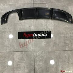 VW Scirocco 2008 2014 Mk3 Difüzör Sport L/Çiftli Çıkış Makyajsız