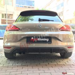 VW Scirocco 2015 2017 Mk3.5 Difüzör Sport L/Çiftli Çıkış Makyajlı