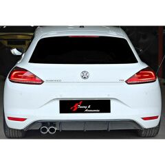 VW Scirocco 2015 2017 Mk3.5 Difüzör Sport L/Çiftli Çıkış Makyajlı