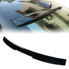BMW 5 Serisi E60 Cam Üstü Spoiler, Fiberglas Piano Black Boyalı Parlak Siyah