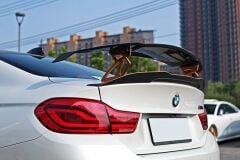 BMW UNİVERSAL DTM VORSTAİNER SPOYLER, PİANO BLACK ABS PLASTİK 3 PARÇA İTHAL ÜRÜN ABART KANAT SPOILER