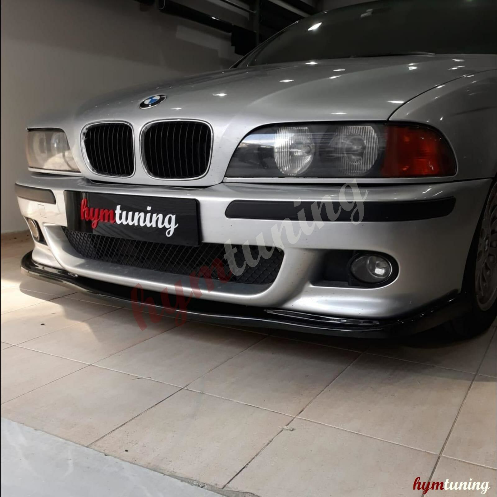 BMW 5 Serisi E39 Hamman Ön Lip, Parlak Siyah, E39 Ön Tampon Eki
