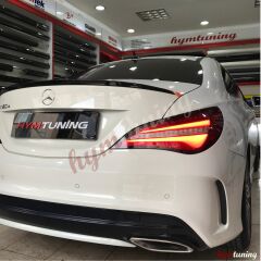 Mercedes CLA Serisi W117 Kasa Spoiler Parlak Siyah