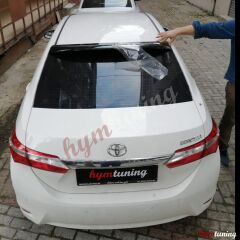 Toyota Corolla 2013 Cam Üstü Spoiler, Piano Black, ABS Plastik